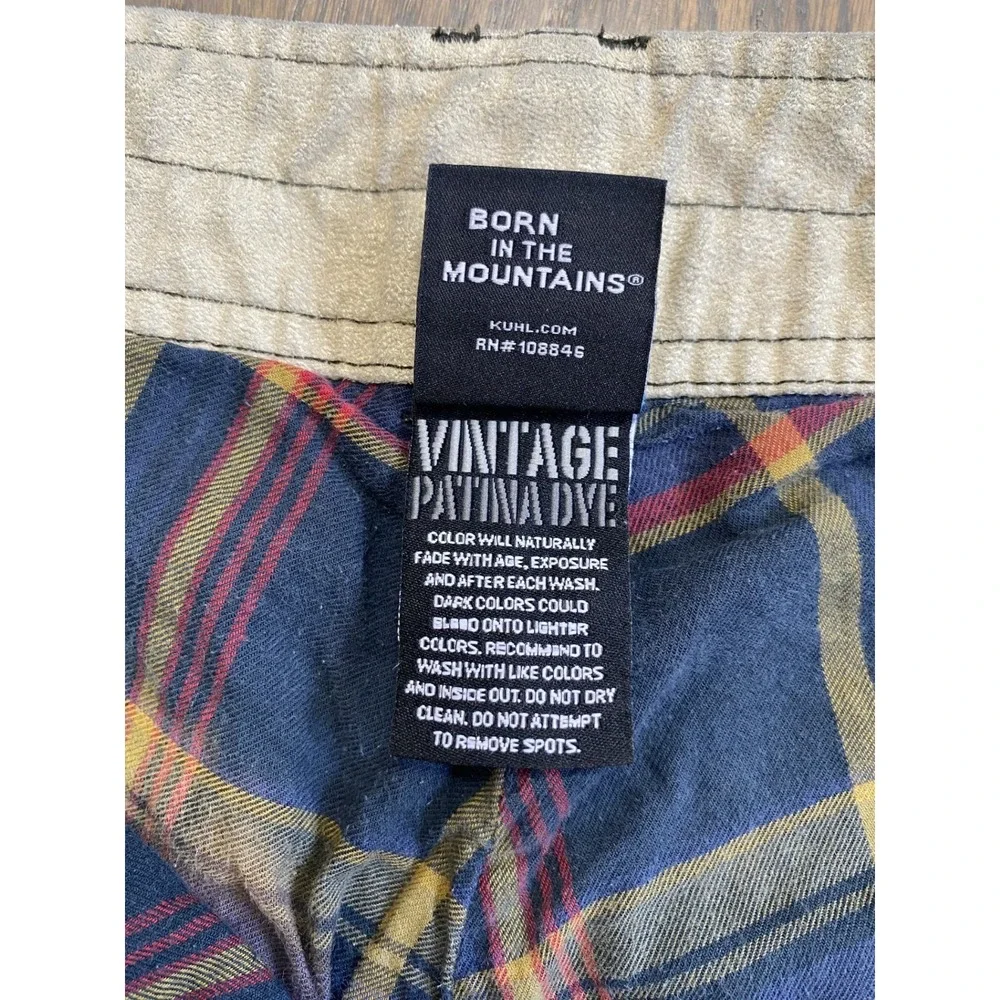 Kuhl Hot Ryder Flannel Lined Distressed Pants Men's 30 x 32 Vintage Patina Dye